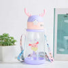 1pc 600ml Kids Water Sippy Cup Antler Creative Cartoon Baby Cups