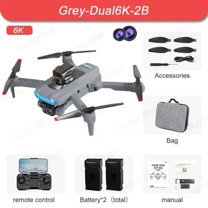 New P15 Mini Drone 4k Profesional 8K HD Camera Obstacle Avoidance