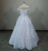 White Off the Shoulder Vestido De Noiva Wedding Dress Custom-made Plus Size Vestidos De Novia Bridal Tulle Mariage