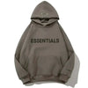 Essentials 3D Logo Hoodie: High-Quality Hip Hop Fashion - Unisex