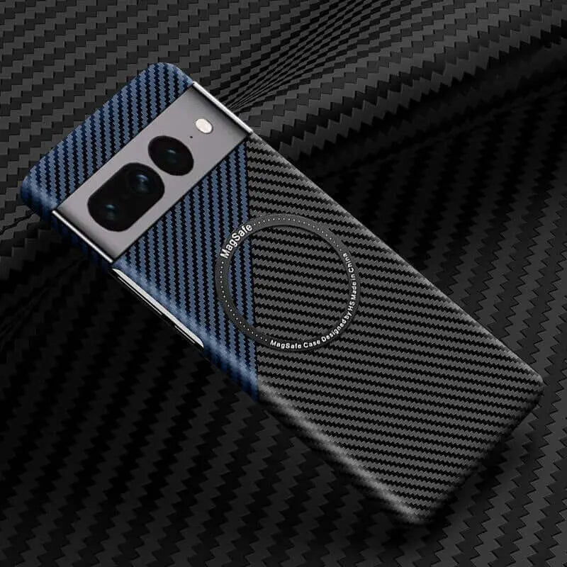 Wireless Carbon Fiber Phone Case For Google Pixel 7