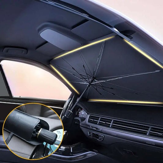 Car Sunshade Umbrella: Interior Windshield Protection