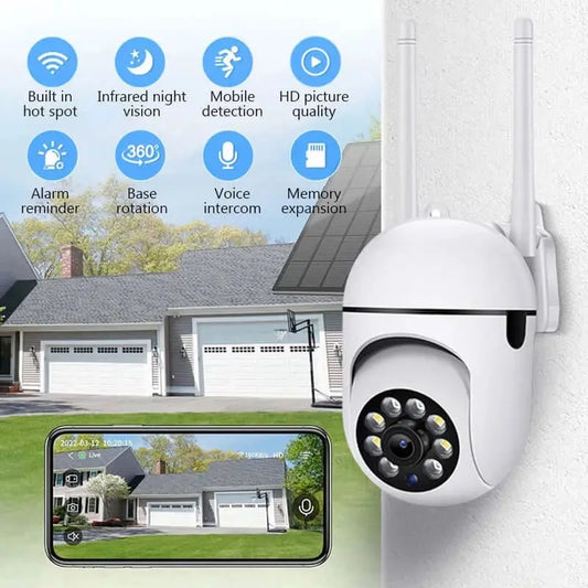 Outdoor 1080P PTZ WiFi IP Camera: Smart Home Surveillance