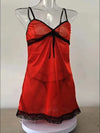 Women Sexy Sleepwear Silk Satin Nightwear Slip Dress Sleeveless Pajamas Nightgown