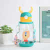 1pc 600ml Kids Water Sippy Cup Antler Creative Cartoon Baby Cups