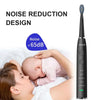 Seago Electric Sonic Toothbrush USB Rechargeable Adult 360 Days Long Battery Life with 4 Replacement Heads Gift SG-575