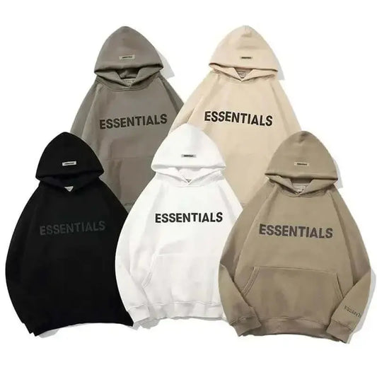 Essentials 3D Logo Hoodie: High-Quality Hip Hop Fashion - Unisex