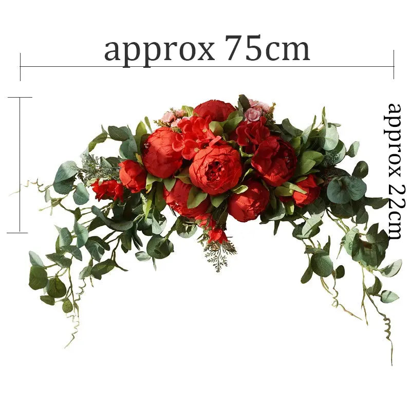 echo-friendly 30-Inch Wedding Artificial Peony Swag for Wall Decor & Centerpieces