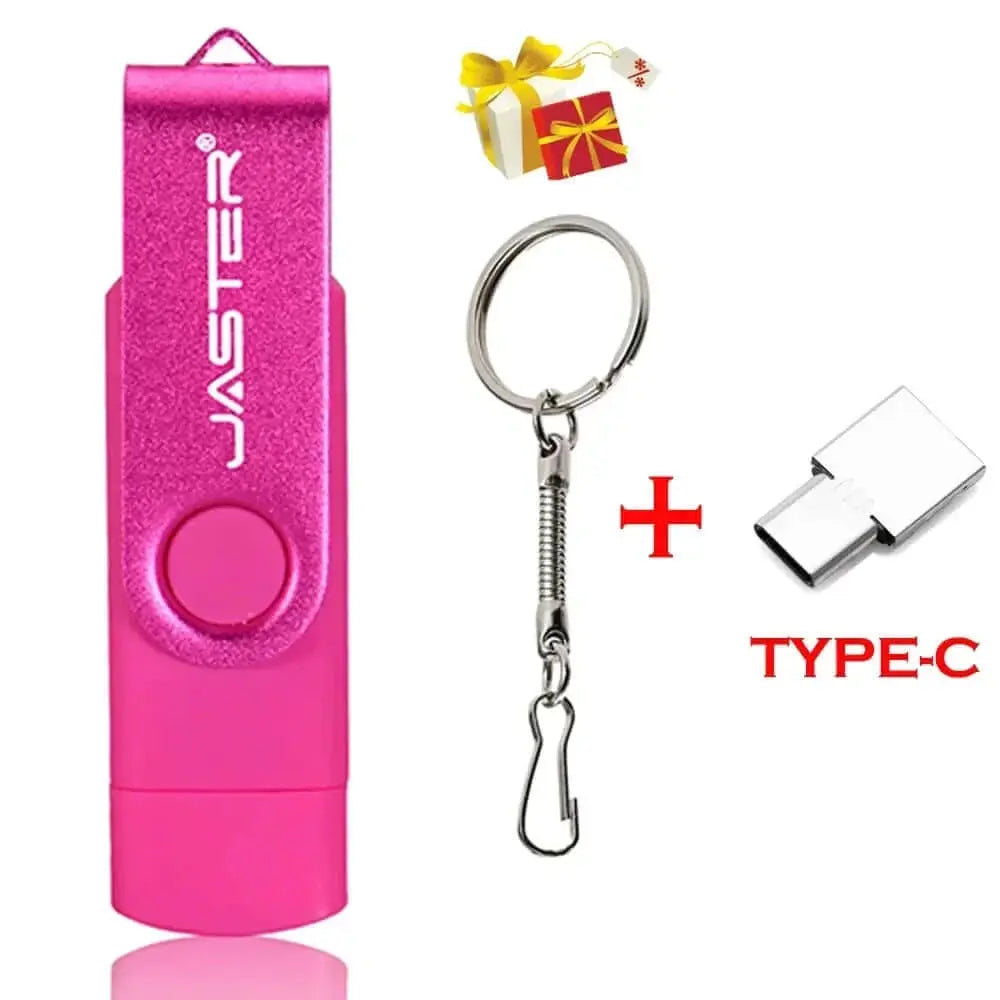 High Speed USB Flash Drive OTG Pen Drive 64gb 32gb USB Stick For Android