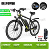 DEEPOWER S26 26" Electric Bicycle 500W 48V 30AH Lithium Battery Mountain Bike