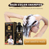 Instant Coloring Shampoo 3 In 1 Natural Black Color for Men Women Hair Dye Herbal Brown Hair Dye Hair Dye Shampoo Appliances Factory Store