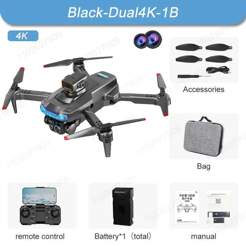 New P15 Mini Drone 4k Profesional 8K HD Camera Obstacle Avoidance