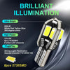 10/20PCS W5W T10 LED Bulbs Canbus 5730 8SMD 4014 26smd 12V 6000K