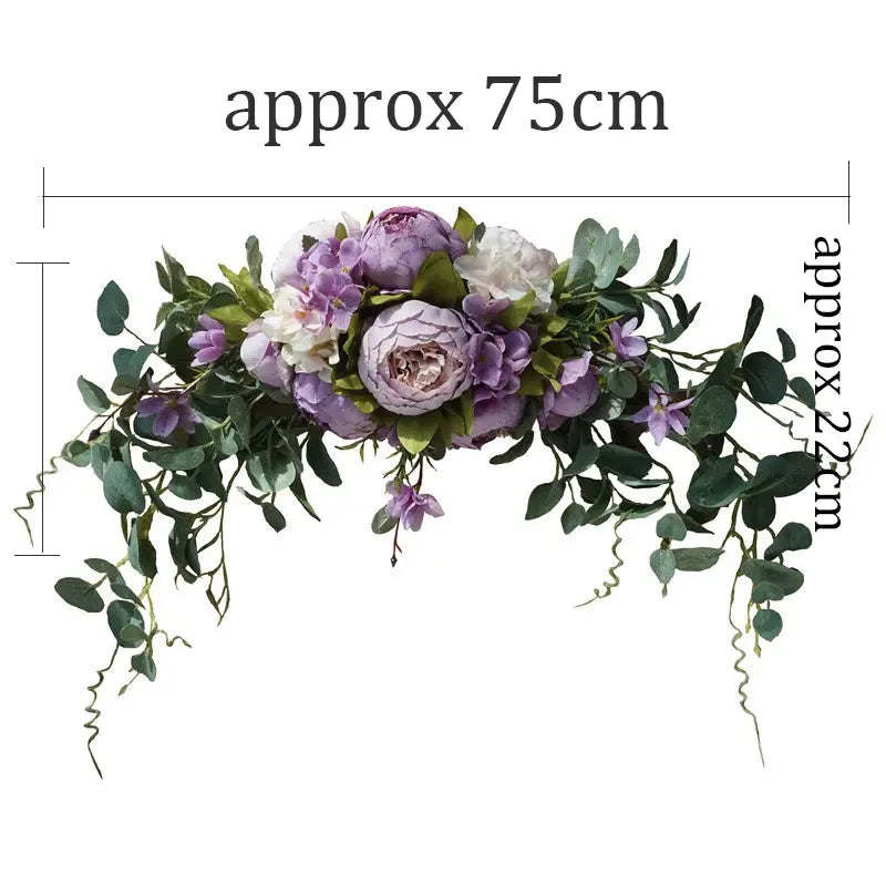 echo-friendly 30-Inch Wedding Artificial Peony Swag for Wall Decor & Centerpieces