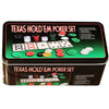 200pcs Texas Hold'em Poker Chip Set with Tin Case