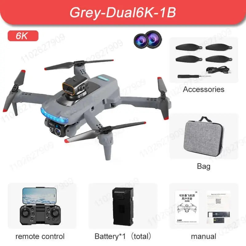 New P15 Mini Drone 4k Profesional 8K HD Camera Obstacle Avoidance