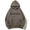 Essentials 3D Logo Hoodie: High-Quality Hip Hop Fashion - Unisex