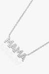 MAMA Zircon 925 Sterling Silver Necklace