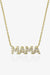 MAMA Zircon 925 Sterling Silver Necklace