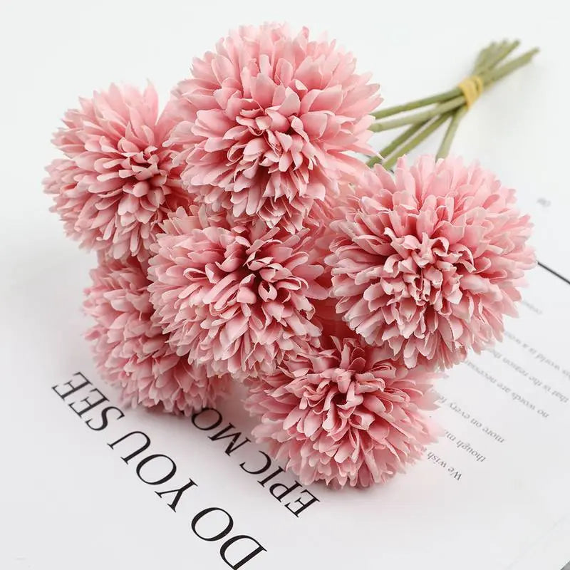 echo-friendly Artificial Silk Kiku Flowers | Fake Chrysanthemum